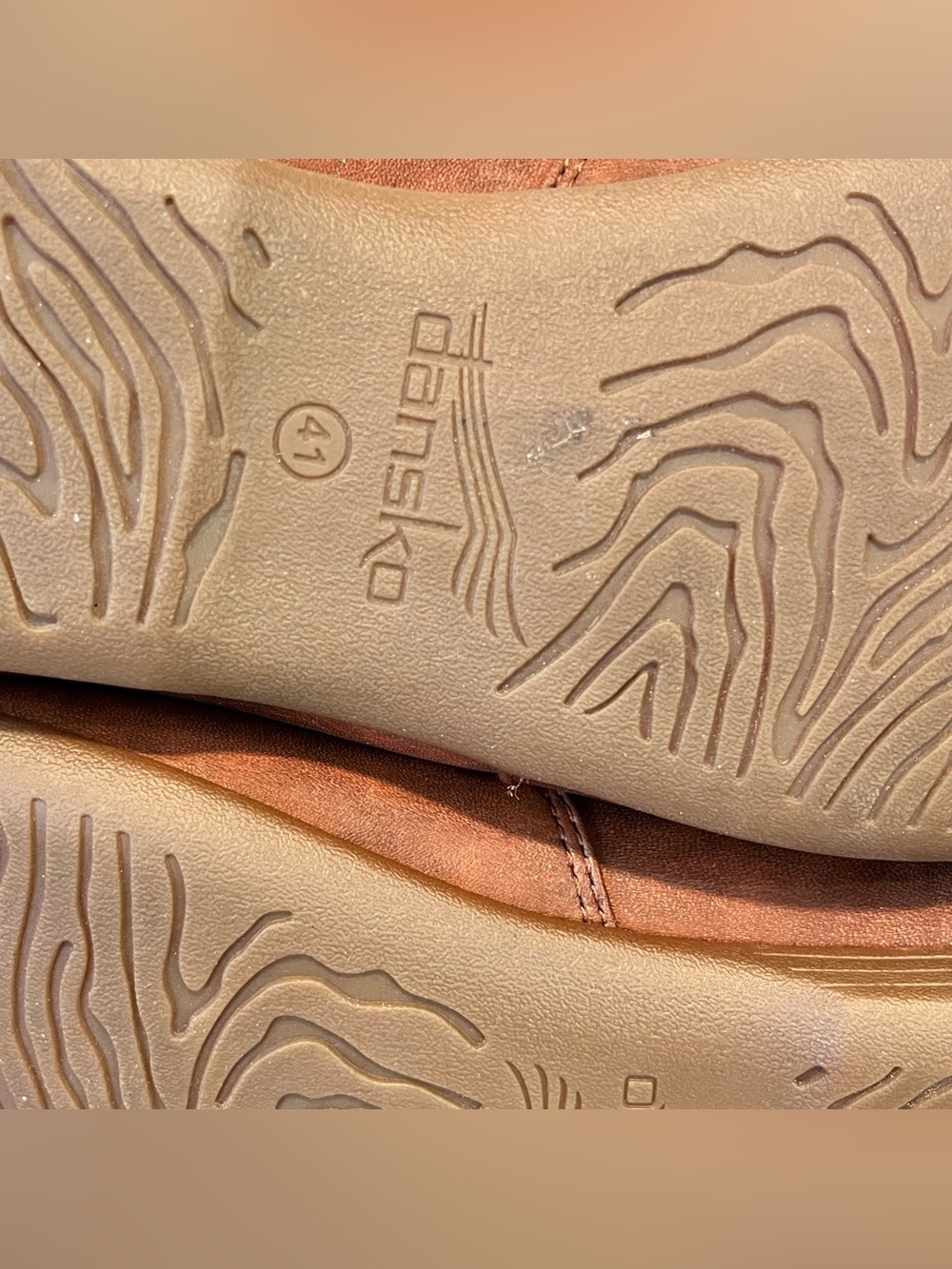 Dansko Larisa Slip On Flats, 41 (11-11.5), Saddle Milled Brown, EUC - Picture 11 of 15